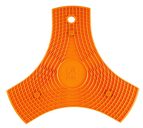 BRA Safe Silikon Untersetzer, orange, 2 unidades, 2-Einheiten von BRA