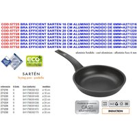 Effiziente 16 cm Antihaft BRA tpfanne aus Aluminiumguss 6 mm Todo Fuea271216 Effiziente 16 cm Antihaft BRA tpfanne aus Aluminiumguss 6 mm Todo Fuea271216 von BRA