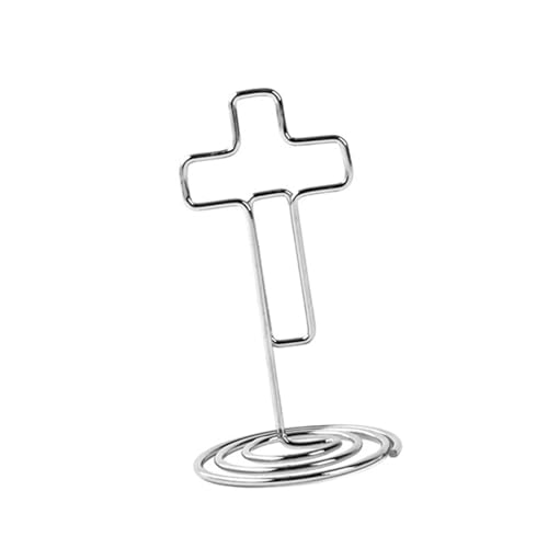 100-teiliges Metall-Memo-Cliphalter-Set, Tischnummern, Kartenständer, Kartenhalter, Metalltextur, für Büro-Schreibtisch-Clips von BRABOSTON