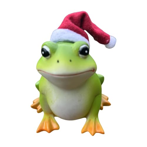 BRABOSTON Wetterbeständige Frosch-Statue, Gartenstatue, Skulptur, Kunstharzakzent mit Harz-Konstruktion, ideal für Terrasse, Innenbereich, Garten, Terrasse, Ornament von BRABOSTON