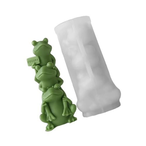 Cartoon-Tierformen, Gießformen, Frösche, Silikonformen, Ornament, Epoxidharz, Gips, Formen von BRABOSTON