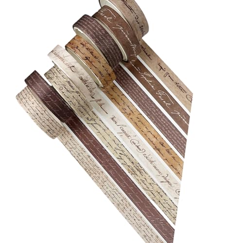Dekoratives Klebeband, ästhetisches Abdeckband für Scrapbooking, Tagebuch, Notizbuch, Fotorahmen, Verpackungspapier, 8 Stück Dekoratives Klebeband, ästhetisches Abdeckband für Scrapbooking, Tagebuch, Notizbuch, Fotorahmen, Verpackungspapier, 8 Stück von BRABOSTON