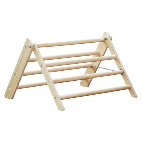 Dreieckige Hölzerne Henne Sitzstange Faltbares Design Abnehmbare Roosting Geflügel Lebensraum Essential Naturholz Hühner Roosting Station von BRABOSTON