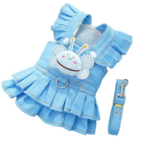 Hundegeschirr für kleine Hunde, verstellbares Design, bequemer Stoff, Strapsrock, bequem, Spazierengehen, Spazierengehen, Spazierengehen, kleine Hunde von BRABOSTON