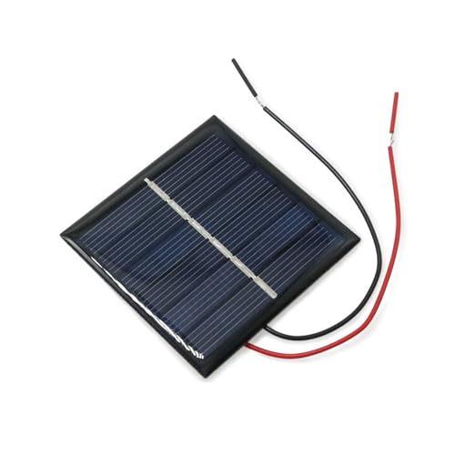 Solar-Batterie-Ladepanel für den Außenbereich, 2–3 V, 100 mA, kleines Zellmodul, Polysiliziumplatte, tragbares Panel, langlebiges Akku-Ladegerät für den Außenbereich von BRABOSTON