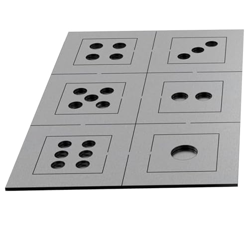 Stahlplatten Schweißübungsset glatte Seite kaltgewalztes Metall für Block- und Formfertigung Geschicklichkeitsaufbau Schweißtraining Kit von BRABOSTON
