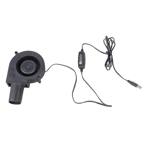 Turbogeladenes Gebläse, 5 V, USB-betrieben, 3 Geschwindigkeiten, verstellbar, ideal für Grillen, Holzkohle-Starter, Outdoor-Enthusiasten, USB-Gebläse für Holzkohlezündung Turbogeladenes Gebläse, 5 V, USB-betrieben, 3 Geschwindigkeiten, verstellbar, ideal für Grillen, Holzkohle-Starter, Outdoor-Enthusiasten, USB-Gebläse für Holzkohlezündung von BRABOSTON