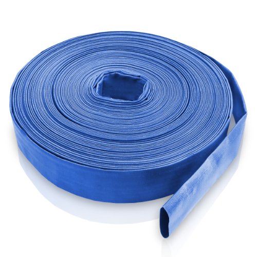 Bradas WAF2B200050 PVC Flachschlauch, 2 Zoll, 50 m, 2 Bar, blau, 20 x 20 x 5 cm von Bradas