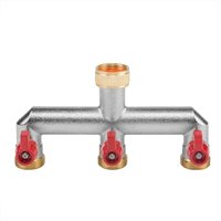 3-WEGE-VERTEILER, 3/4' gz, messing von BRADAS