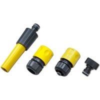 4 tlg. Gartenbrause-Set 1/2' gelb von BRADAS