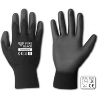 Arbeitshandschuhe mit PU-Beschichtung in Schwarz 7 Arbeitshandschuhe mit PU-Beschichtung in Schwarz 7 von BRADAS