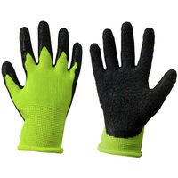 Kinder Arbeitshandschuhe mit Latexbeschichtung neongelb/schwarz 5 Kinder Arbeitshandschuhe mit Latexbeschichtung neongelb/schwarz 5 von BRADAS