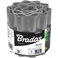 Rasenkante in Grau 15 cm x 9 m von BRADAS