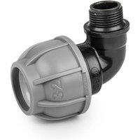 Winkel für PE-Rohre mit Außengewinde 32 mm - 3/4" Winkel für PE-Rohre mit Außengewinde 32 mm - 3/4" von BRADAS