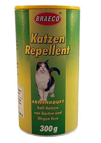 BRAECO 300g Katzen Repellent, Abwehrduft gegen Katzen, Katzenschreck hält Katzen von Gärten und Wegen fern BRAECO 300g Katzen Repellent, Abwehrduft gegen Katzen, Katzenschreck hält Katzen von Gärten und Wegen fern von BRAECO