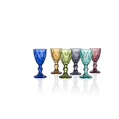 BRANDANI 54211 Diamond Likörglas, mehrfarbig von BRANDANI