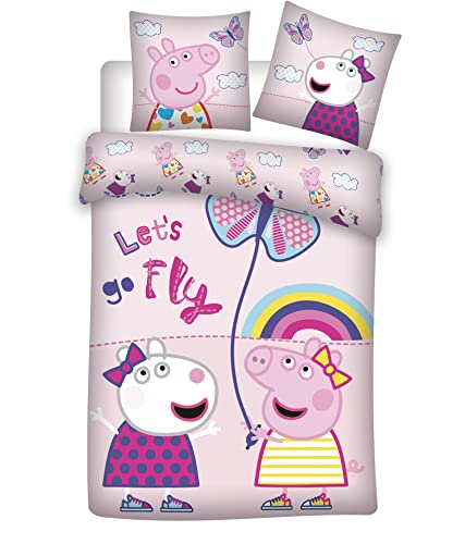 BRANDMAC Bed Linen - Junior Size 100 x 140 cm - Peppa Pig (1000405) von BRANDMAC