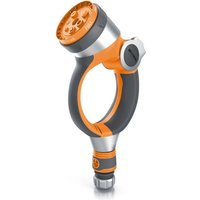 Brandson - Garten-Handbrause Gartenpistole Gartenbrause 7 Sprühprofile Schieberegler Pistolengriff mit Halteclip 1-8 bar Wasserdruck Brandson - Garten-Handbrause Gartenpistole Gartenbrause 7 Sprühprofile Schieberegler Pistolengriff mit Halteclip 1-8 bar Wasserdruck von BRANDSON