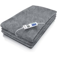 Brandson - Heizdecke, elektrische Wärmedecke xxl, 180x130cm, Kuscheldecke mit 3 Temperaturstufen, 120W, Abschaltautomatik, Timerfunktion, Grau Brandson - Heizdecke, elektrische Wärmedecke xxl, 180x130cm, Kuscheldecke mit 3 Temperaturstufen, 120W, Abschaltautomatik, Timerfunktion, Grau von BRANDSON