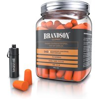 Brandson Ohrstöpsel für Gehörschutz - Schaumstoff Ohrstöpsel - 140 Stück XXL Packung - superweiche Stöpsel - hohe Dämpfung 34 db SNR Brandson Ohrstöpsel für Gehörschutz - Schaumstoff Ohrstöpsel - 140 Stück XXL Packung - superweiche Stöpsel - hohe Dämpfung 34 db SNR von BRANDSON