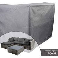 Abdeckhaube Poly Rattan Gartenmöbel Royal 210x82x67cm - Brast von BRAST