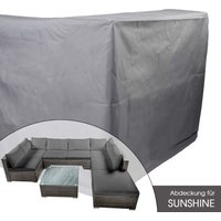 Abdeckhaube Poly Rattan Gartenmöbel Sunshine 300x150x70cm - Brast von BRAST