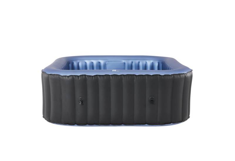 BRAST Whirlpool aufblasbar Tekapo für 4-6 Personen, (In-Outdoor Pool 132 Massagedüsen Timer Heizung), Aufblasfunktion per Knopfdruck Bubble Spa Wellness Massage von BRAST