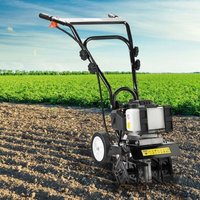 Benzin Motorhacke Gartenfräse Radantrieb Ackerfräse Bodenfräse AF2500 - Brast von BRAST