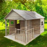 Spielhaus 'Cottage' für Kinder 4,6qm Kinderspielhaus Garten Holzhaus - Brast von BRAST