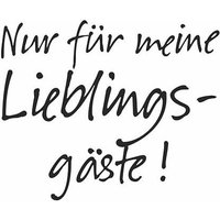 Braun & Company Servietten Motiv Lieblingsgäste 33 x 33 cm - 20er Pack Partydekoration von BRAUN & COMPANY