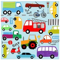 Braun & Company Servietten Motiv Rush Hour 33 x 33 cm - 20er Pack Partydekoration von BRAUN & COMPANY