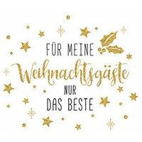 Braun & Company Servietten Motiv Weihnachtsgäste 33 x 33 cm - 20er Pack Servietten von BRAUN & COMPANY