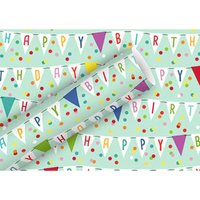 Geschenkpapier Happy Birthday Wimpel 2 m Geschenkpapier Geschenkpapier Happy Birthday Wimpel 2 m Geschenkpapier von BRAUN & COMPANY