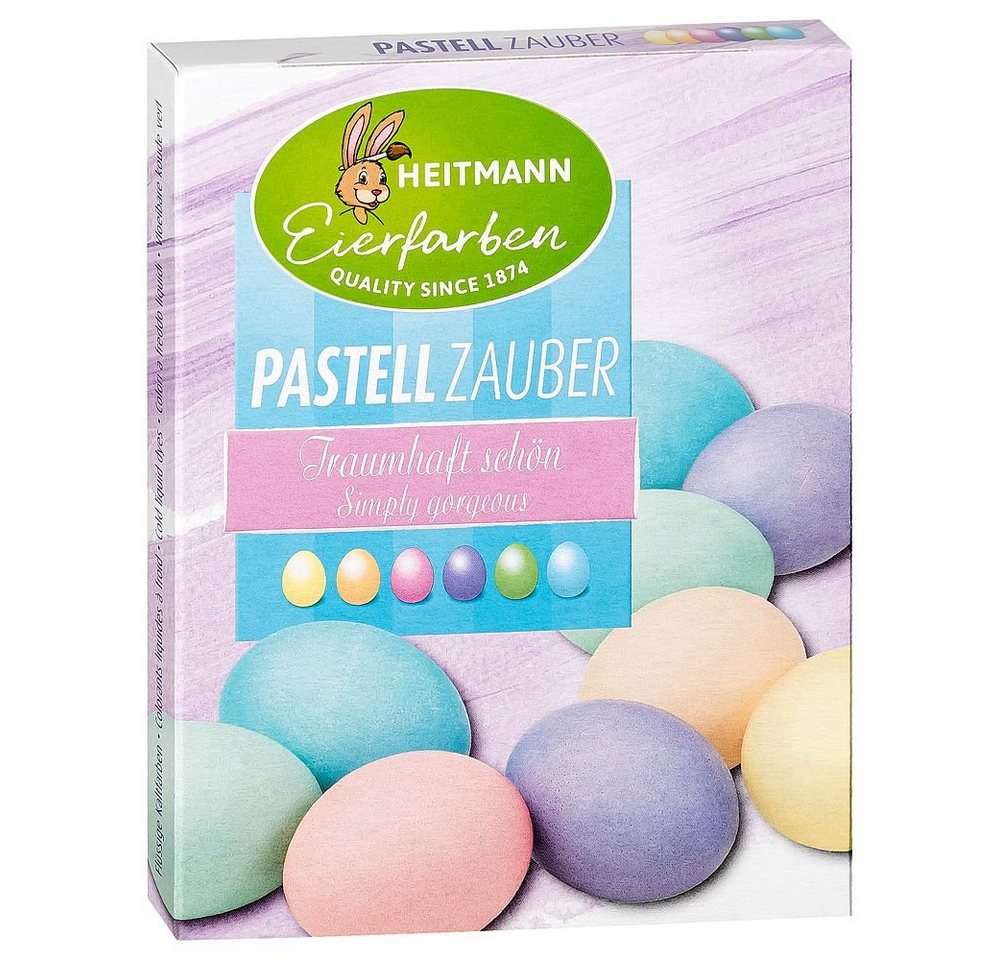 BRAUNS HEITMANN Osterei Heitmann Pastell Zauber 6 Eierfarben für Ostereier von BRAUNS HEITMANN