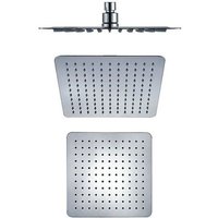 Edelstahl-Kopfbrause Regendusche schwenkbar 250 x 250 mm - superflach - hochglänzend Edelstahl-Kopfbrause Regendusche schwenkbar 250 x 250 mm - superflach - hochglänzend von BRAVAT