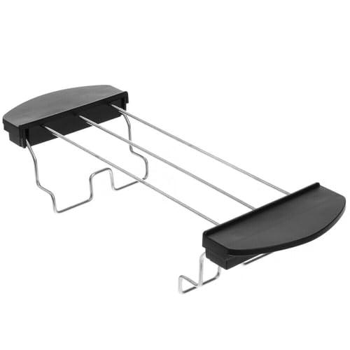 BRAVECOW Brotbackregal Brötchenaufsatz Toaster Grill Haushaltstoaster Grill Staubdicht Toastbrot Halter Zubehör Sandwich Racks Küche Edelstahl von BRAVECOW