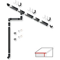 Smart Dachrinnen-Set pvc, 38-teilig, 75/63 mm für 8 m Dachlänge grau Smart Dachrinnen-Set pvc, 38-teilig, 75/63 mm für 8 m Dachlänge grau von BRAVO THE SMART SOLUTION