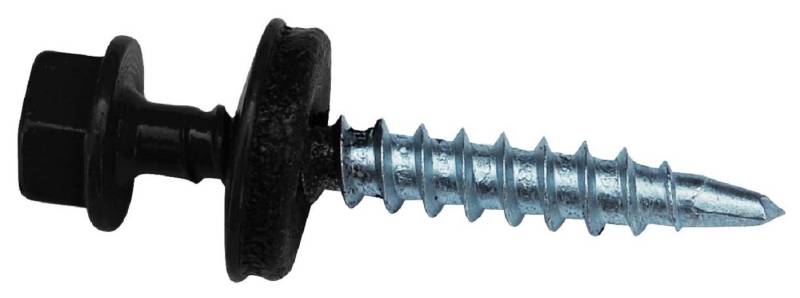 BRAVO Blechschraube 50 St. selbstbohrende Schrauben RAL 9005 Tiefschwarz 4,8x35 mm, (50 St) von BRAVO
