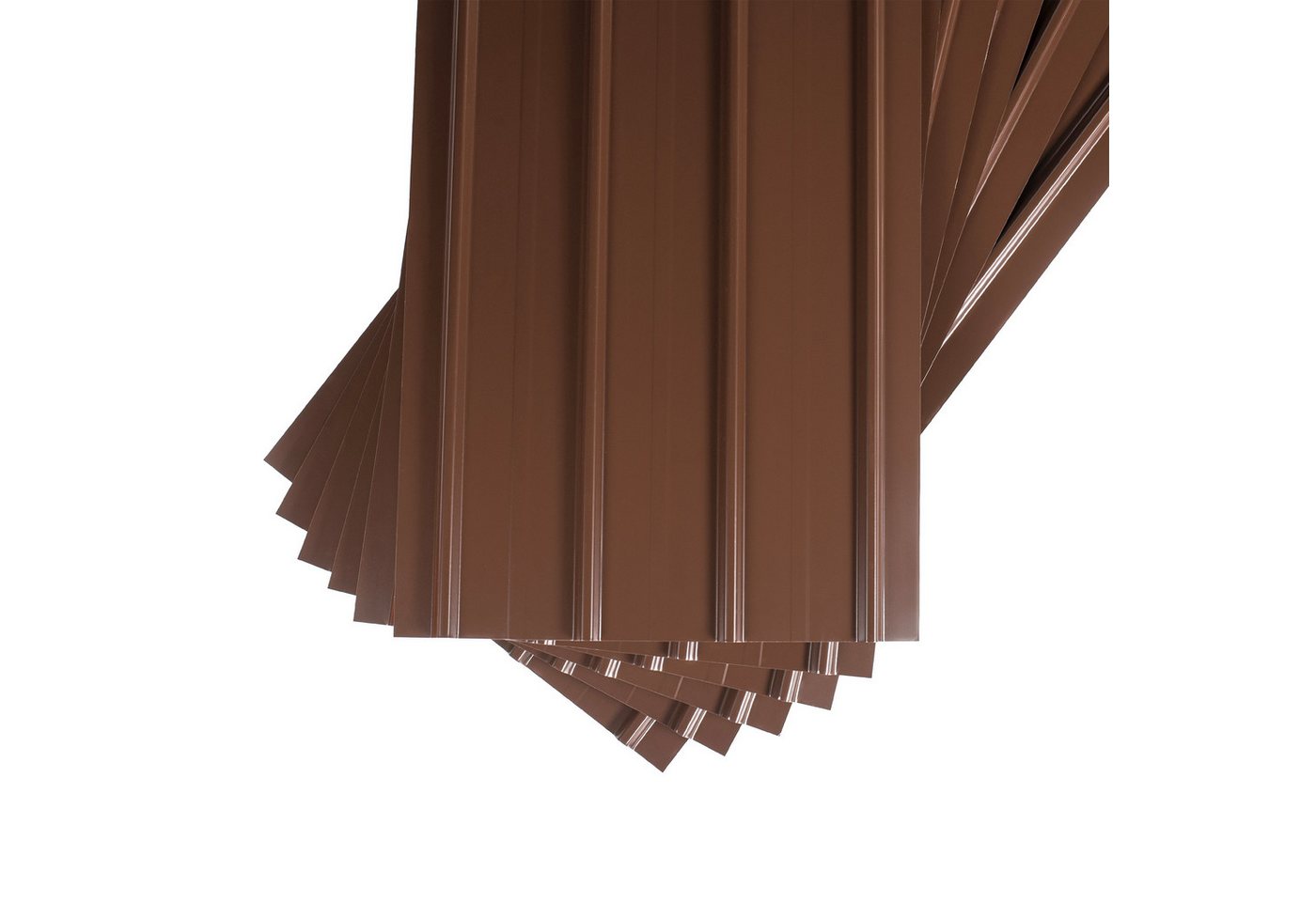 BRAVO Trapezblech, SMART Cover Set H12 Plus, 12 x Trapez-Abdeckblech 6,75 m², verzinkter Stahl lackiert, 1250x450x0,3 mm (12-St. inkl. Schrauben) Made in Germany von BRAVO
