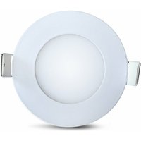 Braytron - 10x 3W led Panel Einbaustrahler Spot Einbauleuchte Kaltweiß 6500K 160 Lumen Deckenleuchte Rund von BRAYTRON