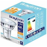 10x GU10 5,5W led Reflektor Glas (Synthetisch) Leuchtmittel Neutralweiß 4200K 360 lm Dimmbar Spot Strahler von BRAYTRON