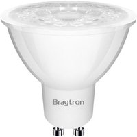 Braytron - 10x led Leuchtmittel GU10 cob 7W Abstrahlwinkel: 38° 560 Lumen Glühbirne Glühlampe Spot Stromsparend: a+ warmweiß 10 Stück von BRAYTRON