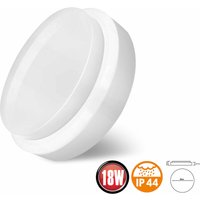 18W led Deckenlampe Rund Kaltweiß 6500K 1260 Lumen Deckenleuchte Deckenbeleuchtung Einbaulampe Aufputz Beleuchtung von BRAYTRON