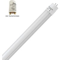 1x 120cm led Röhre G13 T8 Leuchtstofföhre Tube / 18W Warmweiß (3000K 1750 Lumen 270° Abstrahlwinkel/inkl. Starter milchweiße Abdeckung [Energieklasse von BRAYTRON