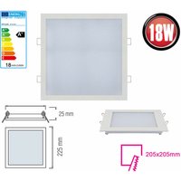 20x 18W led Panel 225 x 225mm Einbaustrahler Spot Einbauleuchte Neutralweiß 1360 Lumen Deckenleuchte Eckig von BRAYTRON