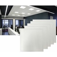 62,5 x 62,5 cm 40W led Panel Einbaustrahler Spot Einbauleuchte Warmweiß 3000K 3400 Lumen Deckenleuchte Eckig von BRAYTRON