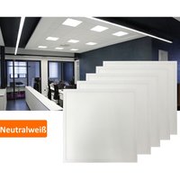 62 x 62 cm 40W LED Panel Einbaustrahler Spot Einbauleuchte Neutralweiß 4200K 3400 Lumen Deckenleuchte Eckig von BRAYTRON