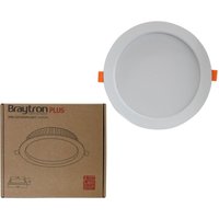 Braytron - 18W led Panel faton Einbaustrahler Spot Einbauleuchte Ø170mm Warmweiß 3000K 1800 Lumen Deckenleuchte Deckenlampe Rund Braytron - 18W led Panel faton Einbaustrahler Spot Einbauleuchte Ø170mm Warmweiß 3000K 1800 Lumen Deckenleuchte Deckenlampe Rund von BRAYTRON