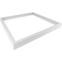 Aufbaurahmen Alu weiß für led Panel einfacher Zusammenbau Deckenaufbaurahmen 60 x 60 cm von BRAYTRON