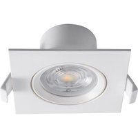 Braytron - Einbauleuchte Schwenkbar Spot led 7W 670 Lumen sqr Ø70mm IP20 Downlight 3000K-6500K Eckig Weiß von BRAYTRON